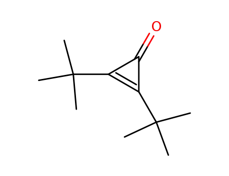 Molecular Structure of 19985-79-6 (Di-t-butylcyclopropenone)