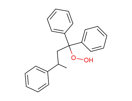 Molecular Structure of 78484-99-8 (Hydroperoxide, 1,1,3-triphenylbutyl)