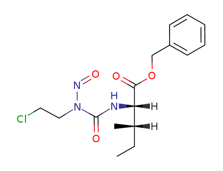 96409-00-6,Isoleucine, N-((2-chloroethyl)nitrosocarbamoyl)-, benzyl ester, L-,