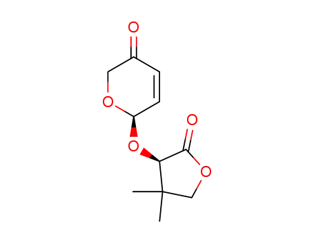Molecular Structure of 138842-58-7 ((R)-6-((R)-4,4-Dimethyl-2-oxo-tetrahydro-furan-3-yloxy)-6H-pyran-3-one)