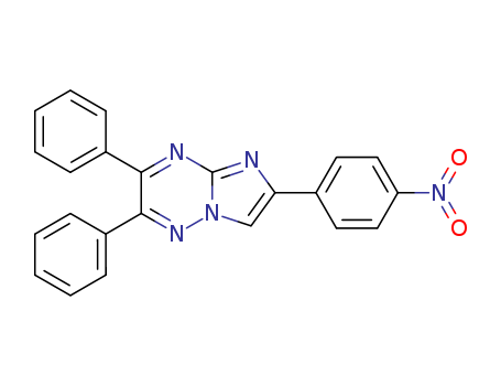 Imidazo[1,2-b][1,2,4]triazine,6-(4-nitrophenyl)-2,3-diphenyl- cas  70111-79-4