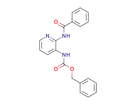 Molecular Structure of 99314-94-0 ((2-Benzoylamino-pyridin-3-yl)-carbamic acid benzyl ester)
