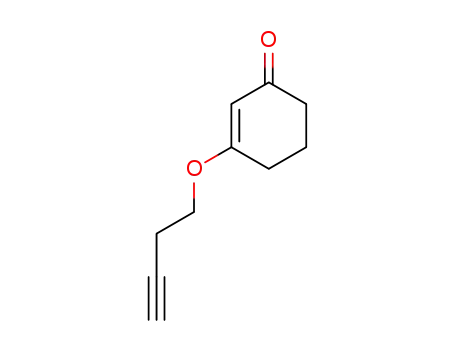 Molecular Structure of 118824-34-3 (2-Cyclohexen-1-one,3-(3-butynyloxy)-(9CI))