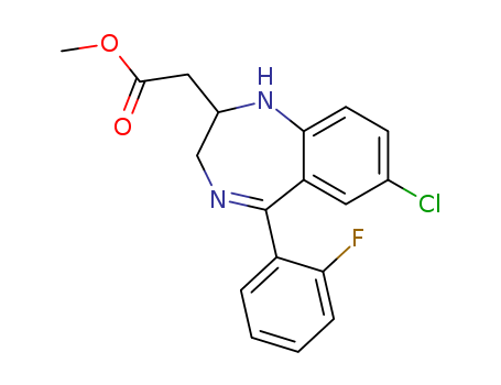 112634-51-2,methyl [7-chloro-5-(2-fluorophenyl)-2,3-dihydro-1H-1,4-benzodiazepin-2-yl]acetate,