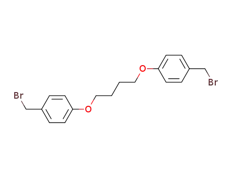 Molecular Structure of 111284-99-2 (Benzene, 1,1'-[1,4-butanediylbis(oxy)]bis[4-(bromomethyl)-)