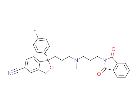 (S)-1-(3-((3-(1,3-dioxoisoindolin-2-yl)propyl)(methyl)amino)propyl)-1-(4-fluorophenyl)-1,3-dihydroisobenzofuran-5-carbonitrile