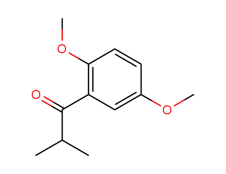 Molecular Structure of 89556-60-5 (1-Propanone, 1-(2,5-dimethoxyphenyl)-2-methyl-)