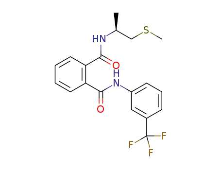 Molecular Structure of 1616562-26-5 ((S)-N<SUP>1</SUP>-(1-(methylthio)propan-2-yl)-N<SUP>2</SUP>-(3-(trifluoromethyl)phenyl)phthalamide)