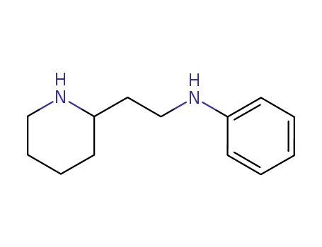 Molecular Structure of 26934-01-0 (<i>N</i>-(2-piperidin-2-yl-ethyl)-aniline)