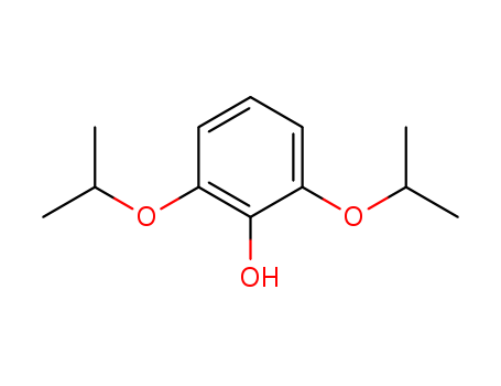 Molecular Structure of 147825-65-8 (Phenol, 2,6-bis(1-methylethoxy)-)