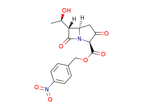 1-Azabicyclo[3.2.0]heptane-2-carboxylicacid, 6-(1-hydroxyethyl)-3,7-dioxo-, (4-nitrophenyl)methyl ester, [2S-[2a,5b,6b(S*)]]- (9CI)