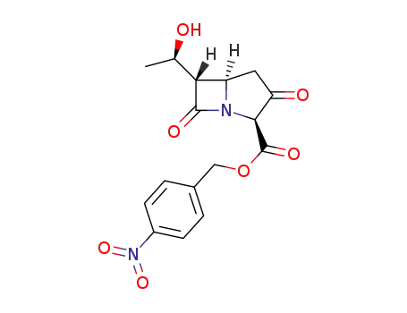 (4-nitrophenyl)methyl [2S-[2alpha,5beta,6beta(S*)]]-6-(1-hydroxyethyl)-3,7-dioxo-1-azabicyclo[3.2.0]heptane-2-carboxylate