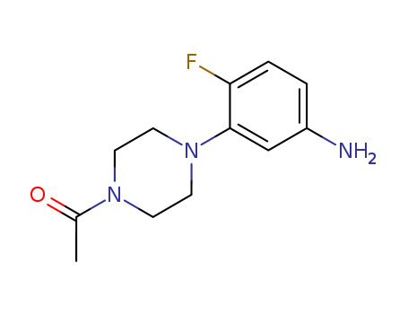 3-(4-ACETYL-PIPERAZIN-1-YL)-4-FLUOROANILINE