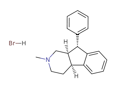 2-methyl-9-phenyl-2,3,4,4a,9,9a-hexahydro-1H-indeno[2,1-c]pyridine hydrobromide (1:1)