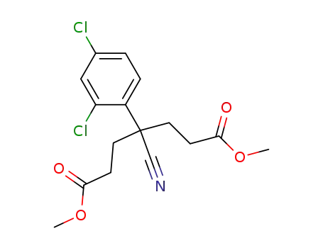 Heptanedioic acid, 4-cyano-4-(2,4-dichlorophenyl)-, dimethyl ester