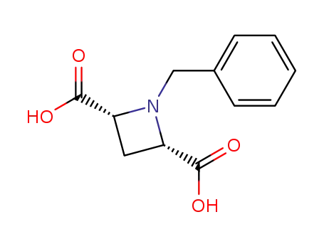 Molecular Structure of 127310-58-1 (cis-1-Benzyl-azetidine-2,4-dicarboxylic acid)