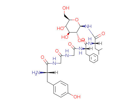 136802-61-4,N-(L-tyrosylglycylglycyl-L-phenylalanyl-L-leucyl)-beta-D-glucopyranosylamine,