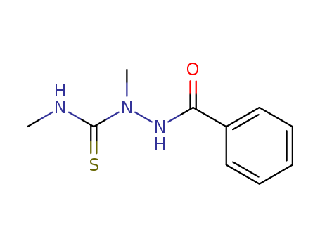 Benzoic acid, 2-methyl-2-[(methylamino)thioxomethyl]hydrazide