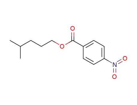 Molecular Structure of 59302-13-5 (1-Pentanol, 4-methyl-, 4-nitrobenzoate)