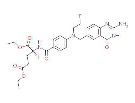 (S)-2-{4-[(2-Amino-4-oxo-3,4-dihydro-quinazolin-6-ylmethyl)-(2-fluoro-ethyl)-amino]-benzoylamino}-pentanedioic acid diethyl ester