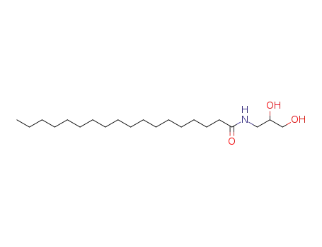 Molecular Structure of 7336-25-6 (N-(2,3-dihydroxypropyl)stearamide)