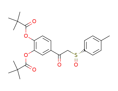 (R)-1-<3',4'-bis<(pivaloyl)oxy>phenyl>-2-(p-tolylsulfinyl)ethan-1-on