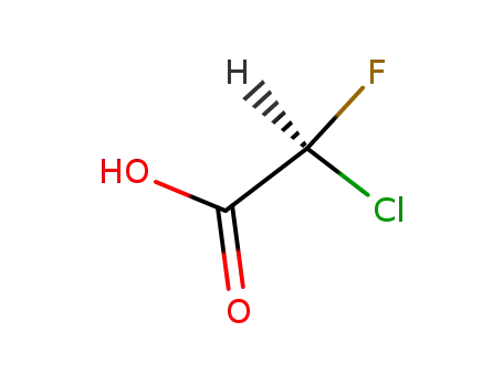 Molecular Structure of 25197-75-5 ((S)-chlorofluoroacetic acid)