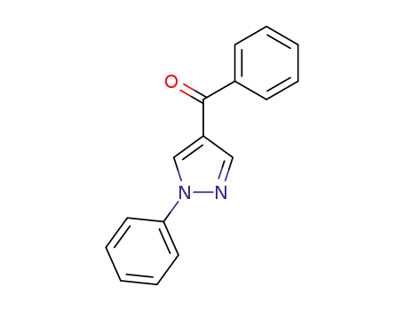 Molecular Structure of 3968-48-7 (Methanone, phenyl(1-phenyl-1H-pyrazol-4-yl)-)