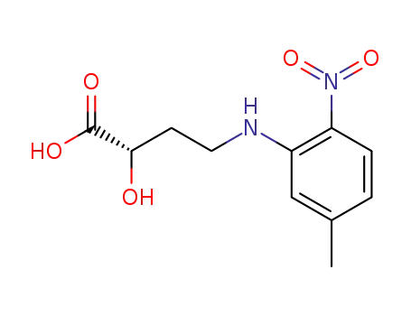 Butanoic acid, 2-hydroxy-4-[(5-methyl-2-nitrophenyl)amino]-, (S)-