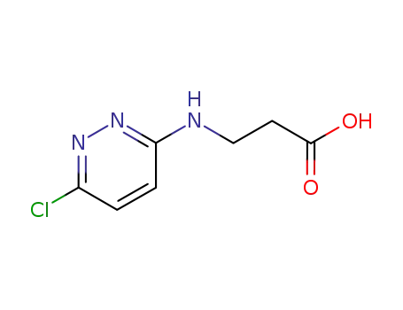 Molecular Structure of 27255-10-3 (b-Alanine, N-(6-chloro-3-pyridazinyl)-)