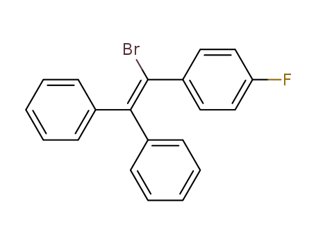 Molecular Structure of 1038-94-4 (1-(1-bromo-2,2-diphenylethenyl)-4-fluorobenzene)