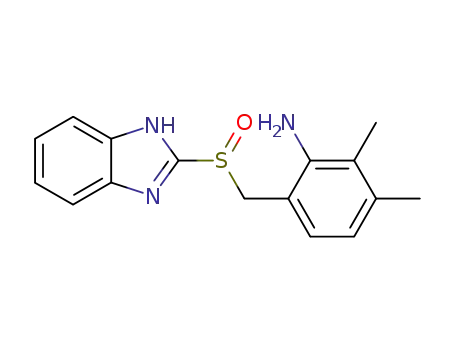 Benzenamine, 6-[(1H-benzimidazol-2-ylsulfinyl)methyl]-2,3-dimethyl-