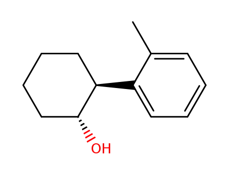 Molecular Structure of 6125-71-9 (Cyclohexanol, 2-(2-methylphenyl)-, trans-)