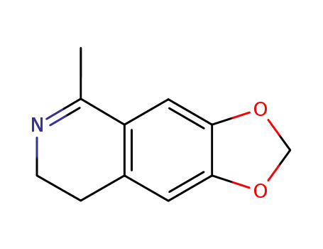 Molecular Structure of 17104-27-7 (5-METHYL-7,8-DIHYDRO[1,3]DIOXOLO[4,5-G]ISOQUINOLINE)