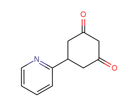 Molecular Structure of 144128-79-0 (5-Pyridin-2-ylcyclohexane-1,3-dione)