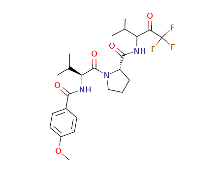 171964-73-1,N-(4-METHOXYBENZOYL)-L-VALYL]-N-[(1S)-3,3,3-TR IFLUOR-1-ISOPROPYL2-OXOPROPYL]-L-PROLINAMIDE,L-Prolinamide,N-(4-methoxybenzoyl)-L-valyl-N-[3,3,3-trifluoro-1-(1-methylethyl)-2-oxopropyl]-,(S)-; ZD 0892