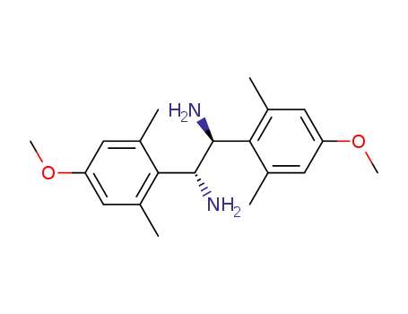 Molecular Structure of 111086-51-2 ((1S,2R)-1,2-Bis-(4-methoxy-2,6-dimethyl-phenyl)-ethane-1,2-diamine)