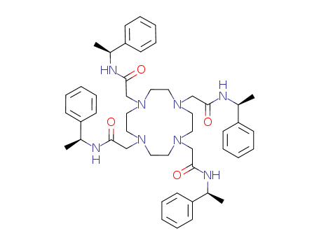 Molecular Structure of 188747-38-8 (1,4,7,10-Tetraazacyclododecane-1,4,7,10-tetraacetamide,
N,N',N'',N'''-tetrakis[(1S)-1-phenylethyl]-)