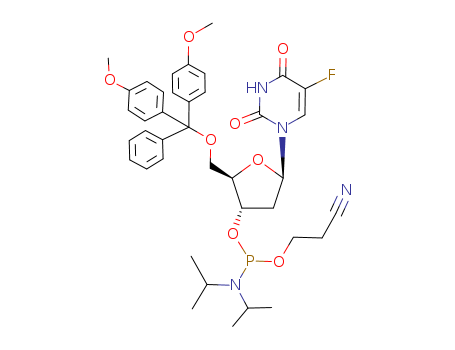 5'-O-(4,4'-DIMETHOXYTRITYL)-5-FLUORODEOXYURIDINE-3'-(2-CYANOETHYL-N,N-DIISOPROPYL)PHOSPHORAMIDITE