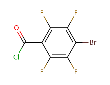 Molecular Structure of 122033-54-9 (4-BROMO-2,3,5,6-TETRAFLUOROBENZOYL CHLORIDE)