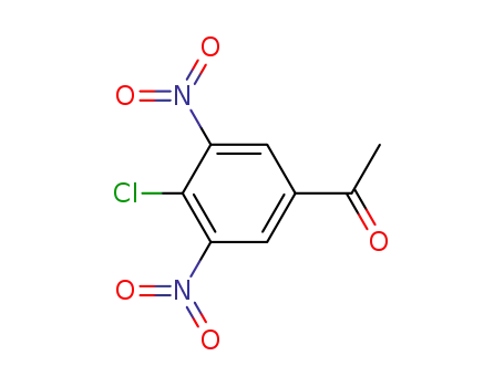 Molecular Structure of 52129-70-1 (1-(4-Chloro-3,5-dinitrophenyl)ethanone)
