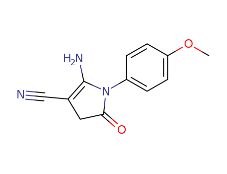 2-Amino-1-(4-methoxy-phenyl)-5-oxo-4,5-dihydro-1H-pyrrole-3-carbonitrile