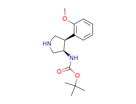 tert-Butyl (3S,4R)-4-(2-methoxyphenyl)pyrrolidin-3-ylcarbamate