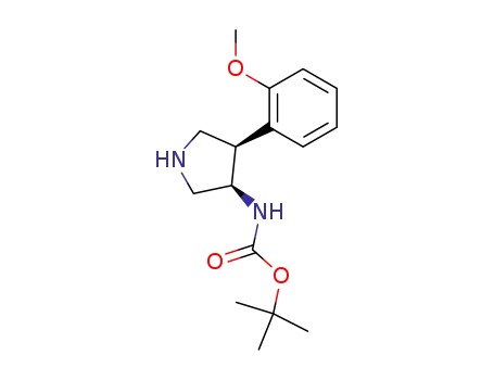 tert-butyl N-[4-(2-methoxyphenyl)pyrrolidin-3-yl]carbamate
