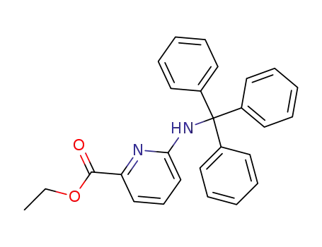 Molecular Structure of 153140-21-7 (Ethyl 6-tritylaminopicolinate)