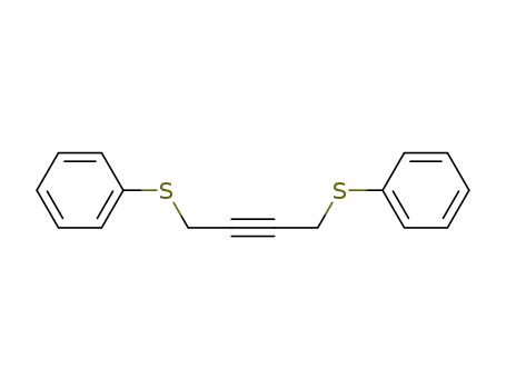 Molecular Structure of 13597-12-1 (Benzene, 1,1'-[2-butyne-1,4-diylbis(thio)]bis-)