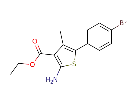 Ethyl 2-amino-5-(4-bromophenyl)-4-methyl-3-thiophenecarboxylate