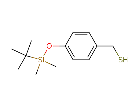 Molecular Structure of 245076-35-1 (4-(t-butyldimethylsilyloxy)-benzyl mercaptan)