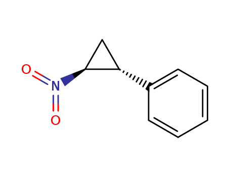 Molecular Structure of 15267-27-3 (Benzene, [(1R,2S)-2-nitrocyclopropyl]-, rel-)