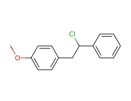 Molecular Structure of 4714-16-3 (Benzene, 1-(2-chloro-2-phenylethyl)-4-methoxy-)